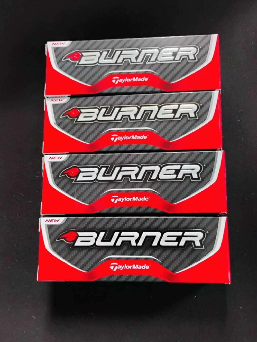 NEW Full Dozen TaylorMade Burner Golf Balls - 4 Sleeves (12 Balls)